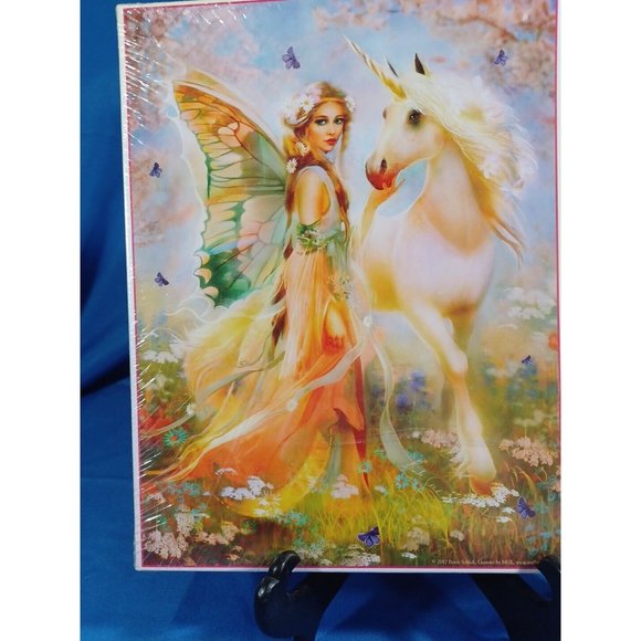 SunsOut Eco- Friendly Fairy Princess Unicorn 1000 Jigsaw Puzzle Bente Schlick - Picture 4 of 8